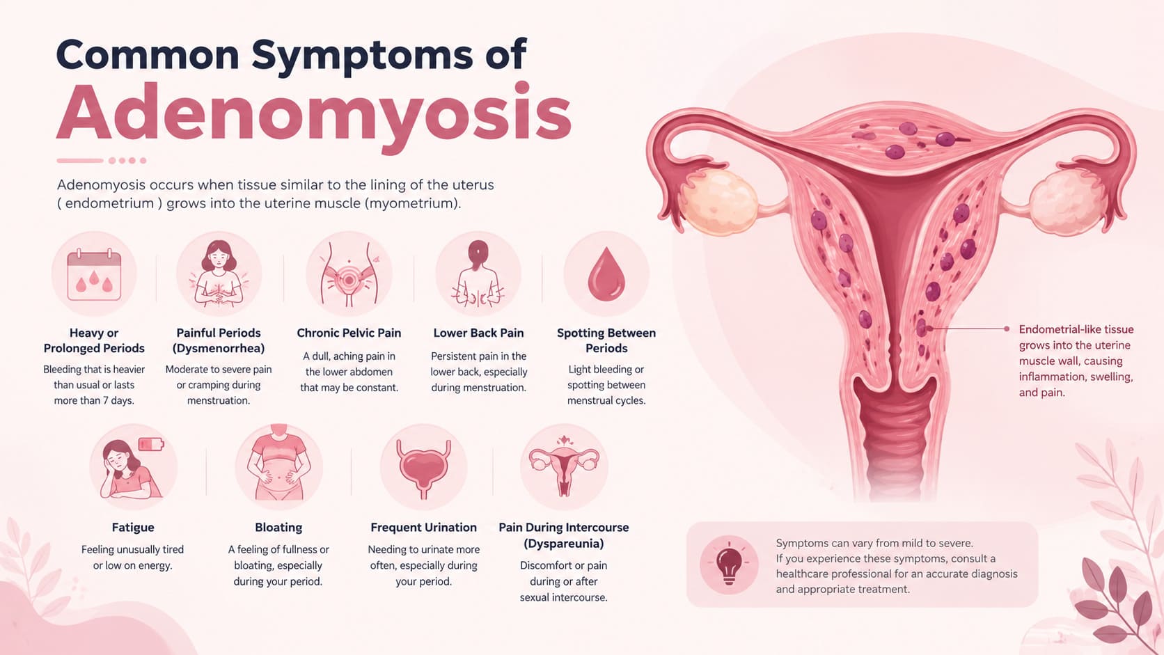 Common Symptoms of Adenomyosis