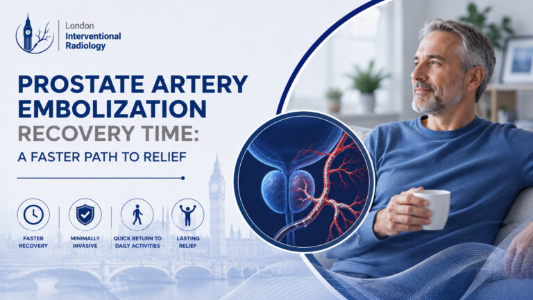 Prostate Artery Embolization Recovery Time: A Faster Path to Relief