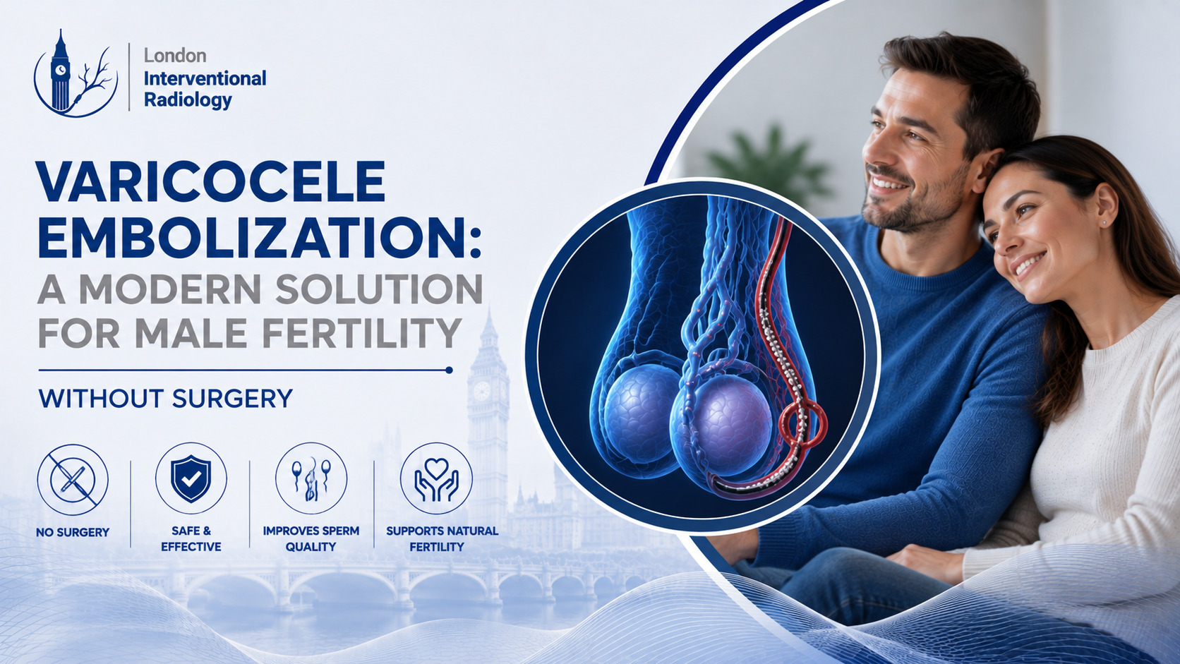 Varicocele Embolization: A Modern Solution for Male Fertility Without Surgery