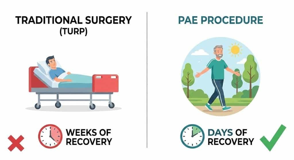 Understanding Prostate Artery Embolization Recovery Time