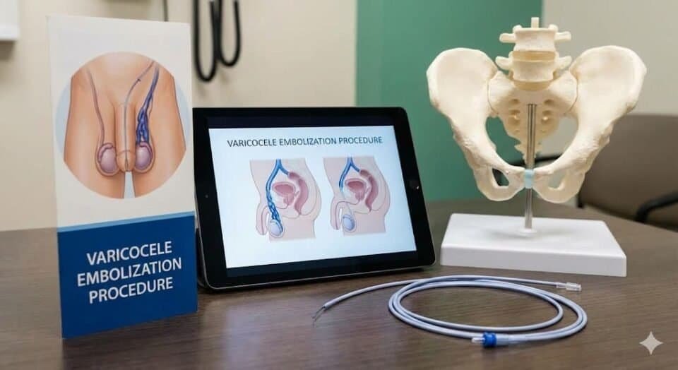 varicocele embolization success rate